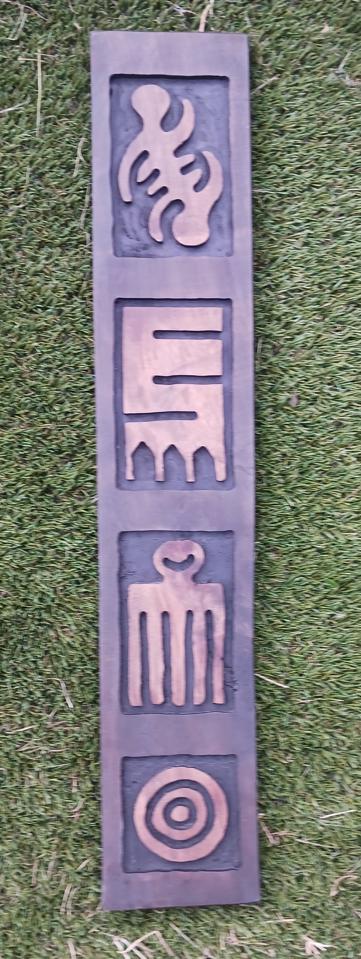 Adinkra Symbol Wood Plaque