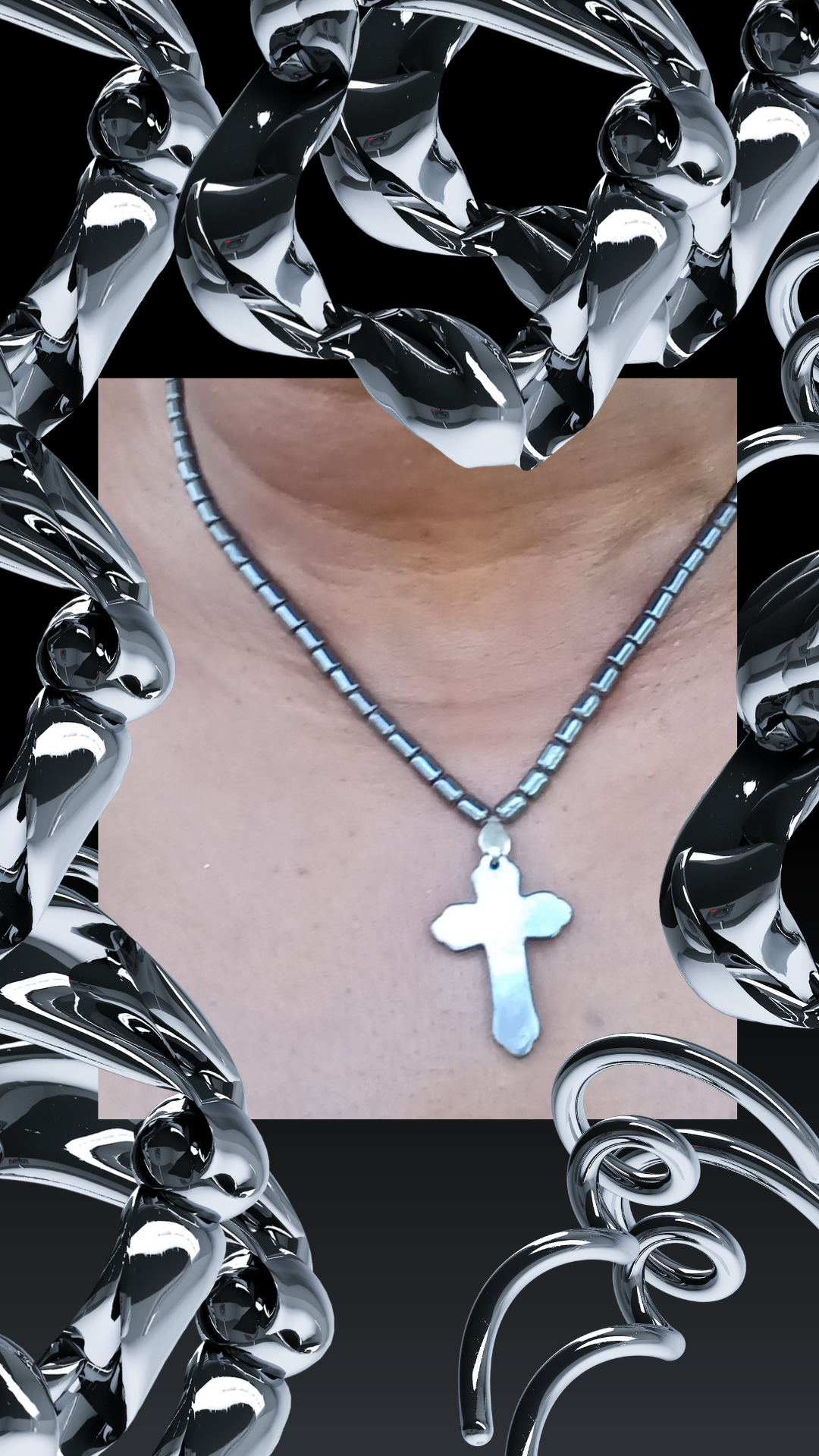 GNH Hematite Choker