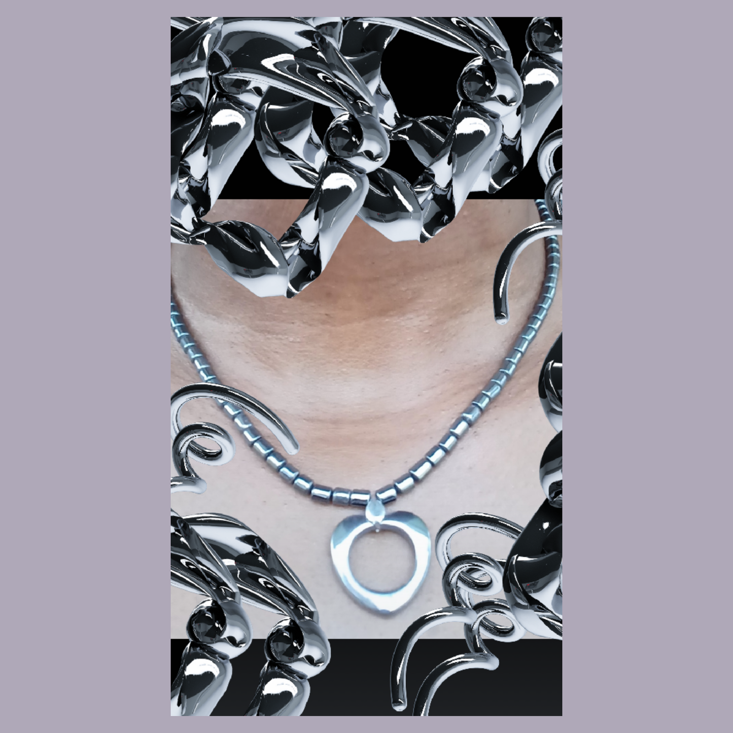 GNH Hematite Choker