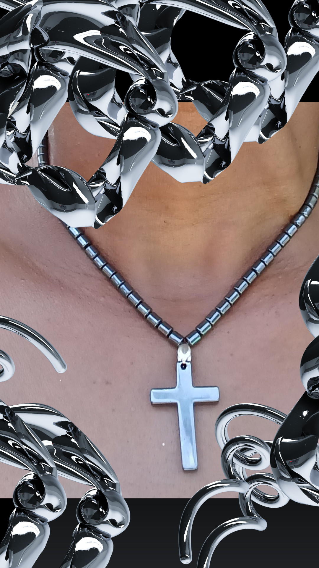GNH Hematite Choker