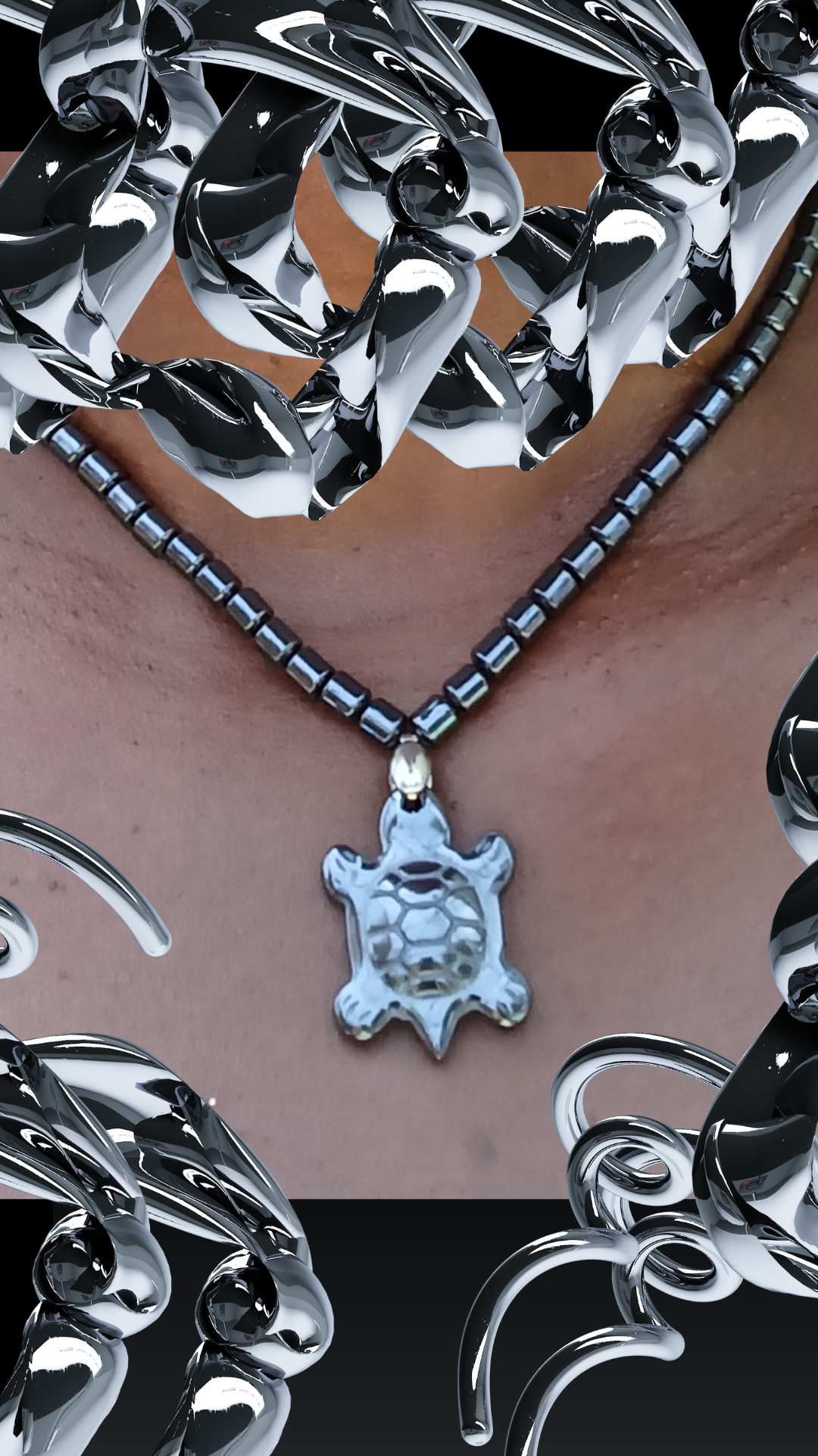 GNH Hematite Choker