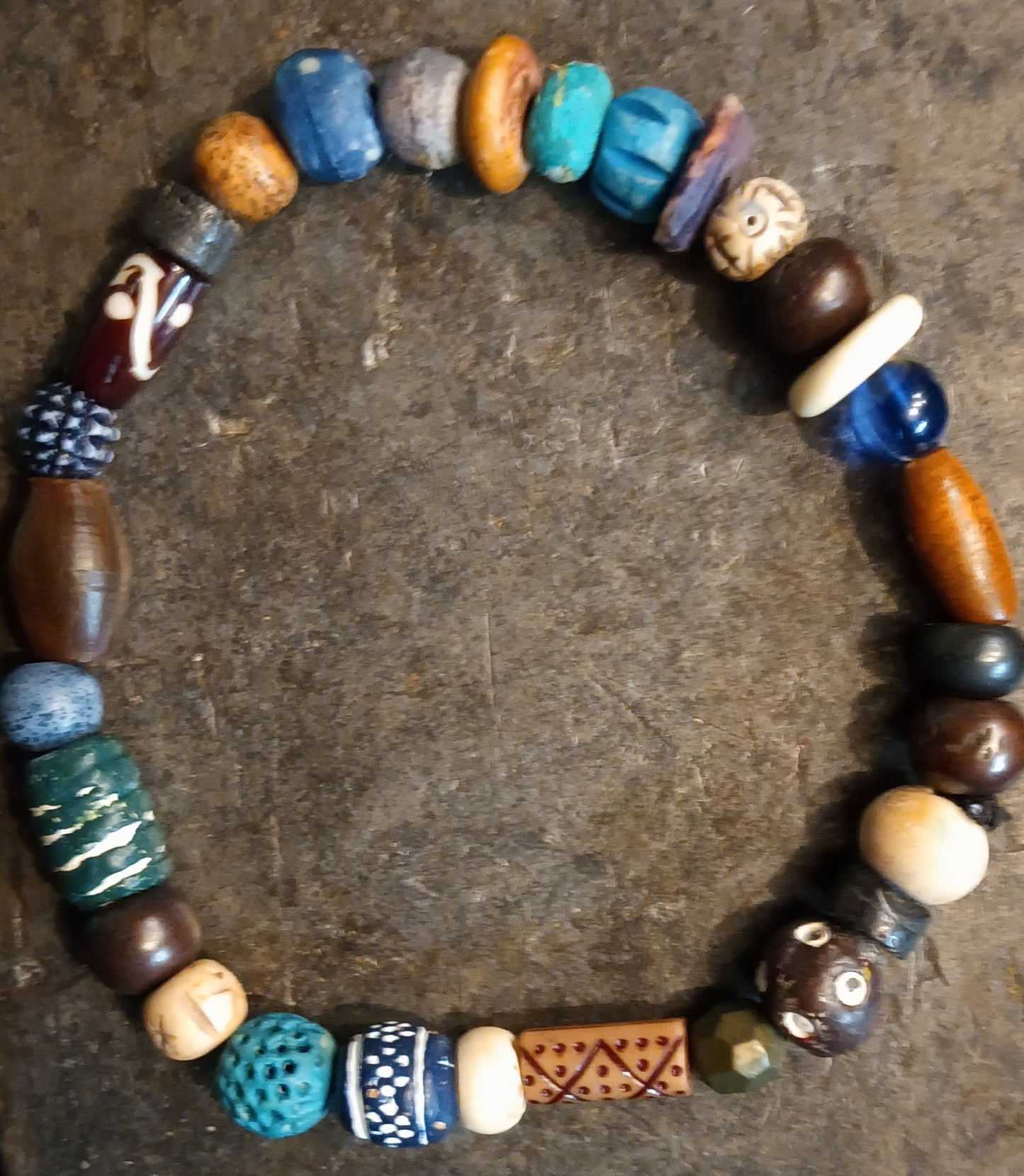 African Tribal Beaded Bracelet