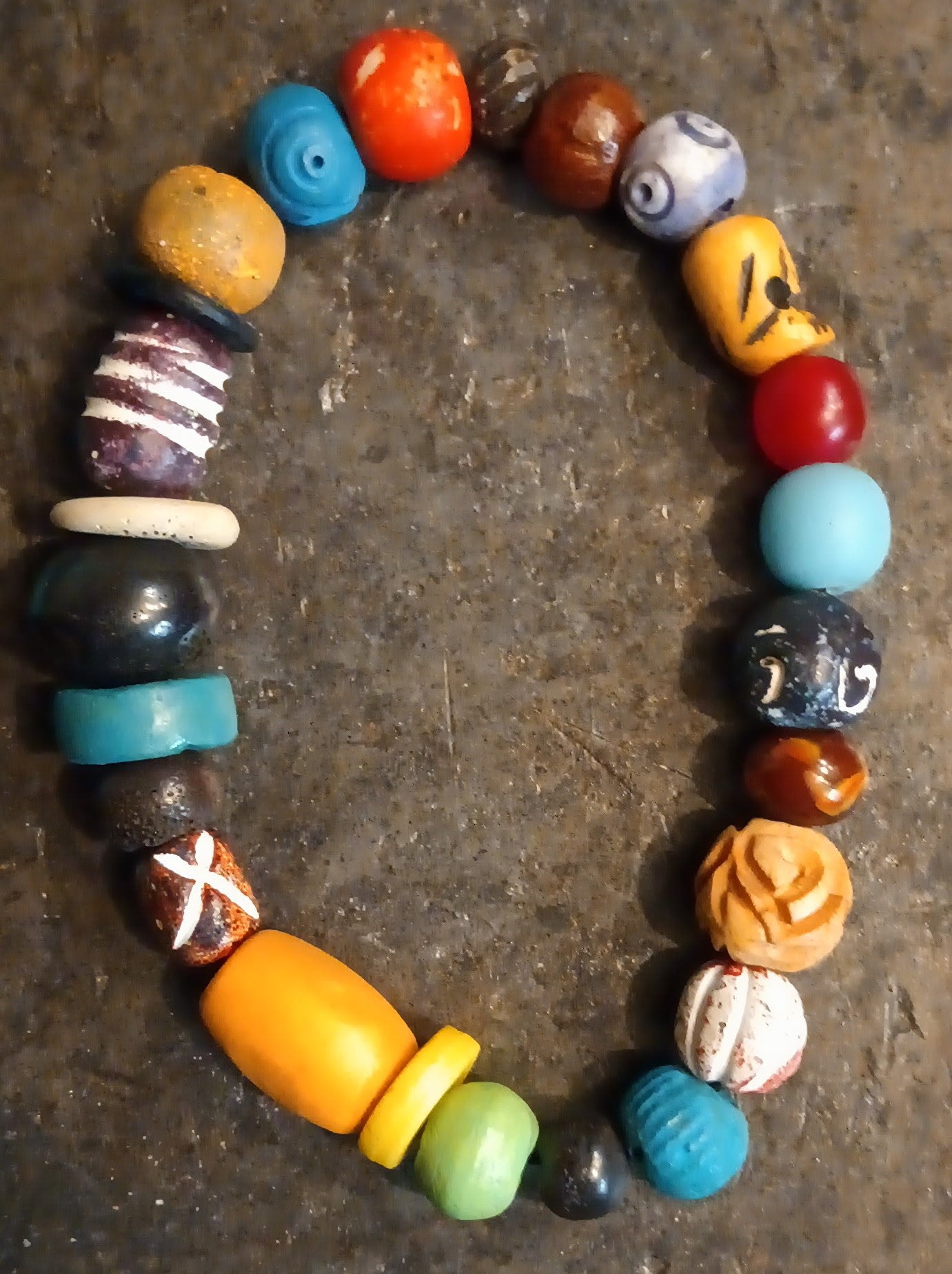 African Tribal Beaded Bracelet