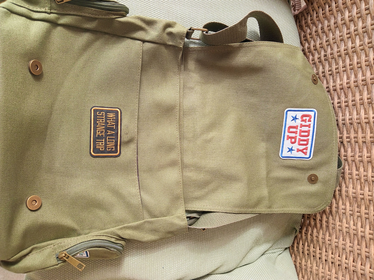 Hippie Soul Upcycled Messenger Bag