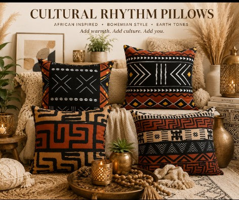Cultural Rhythm Decorative Pillows