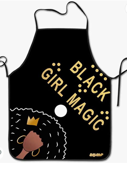 Black Girl Magic Apron (Medium)