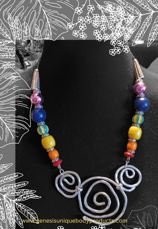 GNH WeBJoy Wooden Beaded Necklace